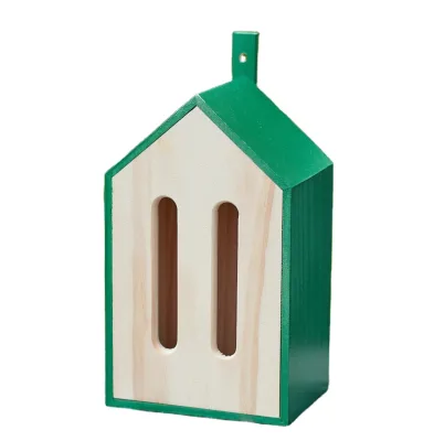 Personalised Wooden House Garden Hotel Green House Eco Wood Insect Gift Pretty Wooden Insect House