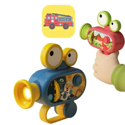 BGL Children's Mini Plastic Projector Toy for Early Education Cognitive Pattern Luminous Projection Gun for Kindergarten Toy