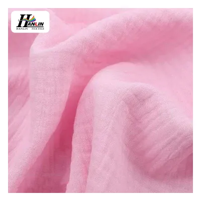 New Series GOTS 100%Cotton Gauze Crepe Fabric for Home Sleepwear and Dresses