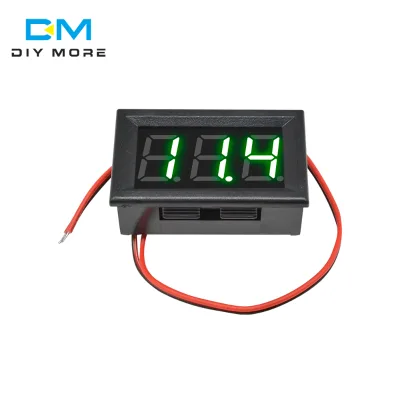 High Quality 2 Wires LED Digital Display 0.56 Inch 3 Bits LED Digital Voltmeter AC 70V -500V Voltage Meter for Home Application