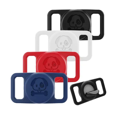 New Silicone Protective Case Pet Collar Cover for Air Tag Dog Collar GPS Tracker Anti-lost Case for Airtag Holder