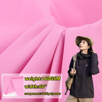 160GSM Waterproof Woven Clothing Fabric, Wide Vertical Stripe Jacket Pants Fabric, Breathable and Anti-static Stock Fabric