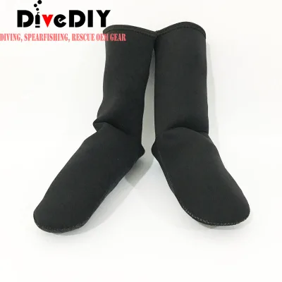 Wholesale 3mm Neoprene Diving Socks Anti Slip Scuba Diving Socks with Velcro Ankle Strap for Snorkeling Freediving