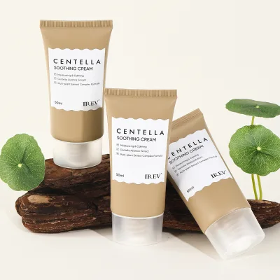Private Label Centella Soothing Cream Skin Repair Cream Wrinkle Remover Firming Lifting Korea Face Moisturizer 50ml