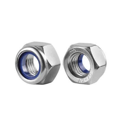 Wholesale Stainless Steel Nylon Insert Lock Nut DIN 985 304 A2 70 Vibration Proof M3 M24 OEM ODM Factory Direct