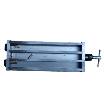 Steel Portable 25*25*285 Linear Shrinkage Moulds Steel Three Gang Cement Mortar Prism Test Mould Cement Length Comparator