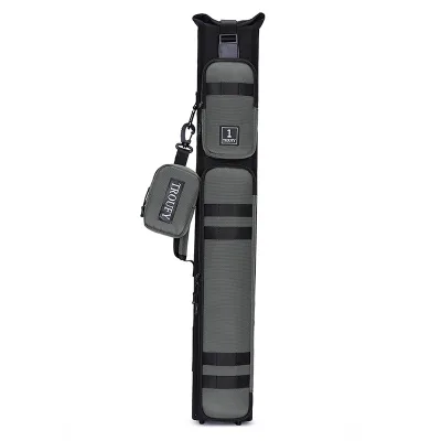 New Billiard Stick Storage Bag Large Head Double-Shoulder Backpack Non-Slip PVC + Canvas 1/2 Rod Box High Appearance