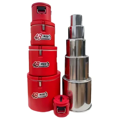 Commercial Use Large Capacity Food Warmer Set of 5PCS 4L-7L-15L-30L-60L with Removable Stainless Steel Pot