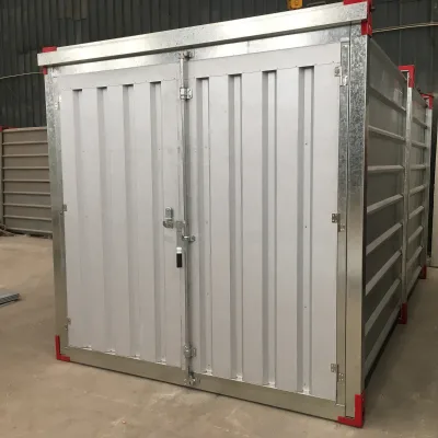 Modern Design Antiseptic Prefabricated Steel Storage Warehouse Easy-to-Assemble Flat Pack Factory Wholesale Made Sandwich Panel