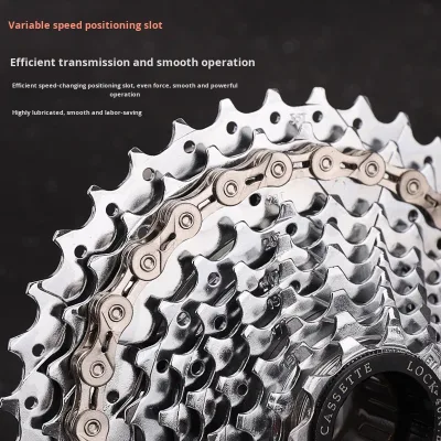Rear Flywheel Steel Multi-Speed Chrome Plated 6-Spoke 24 Gears 21 Tower Wheel Rust-Proof Cycling