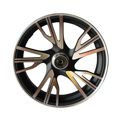 Tricycle Front Wheel 13 "3.5 Wide Flag Motorcycle Aluminum Wheel Electric Car Front Wheel Disc Brake Hub 6301 Bearings