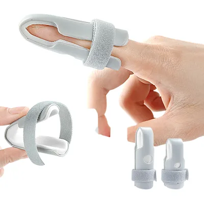 Comfort Adjustable Adult Finger Support Splint PP Plastic Basic Protection Unisex Finger Protection Brace