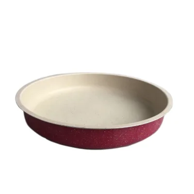 Household Useful Aluminum Toast Pan Red Cake Baking Pan Large Cake Molds for Aluminum