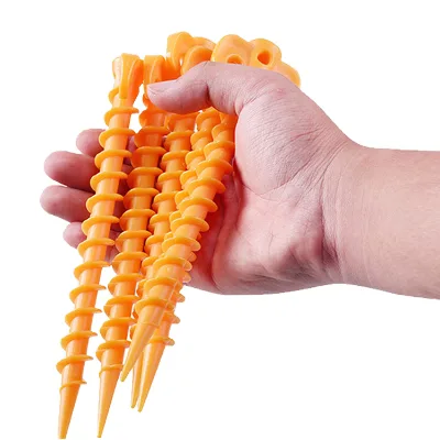 Ground Nails PP Tent Stakes 20cm Heavy Duty Beach Pegs TP01 for Camping Canopy and Tarp