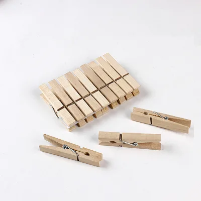 7.4cm Natural Birth Wooden Peg, Wooden Clothes Pegs for Clothes Laundrying