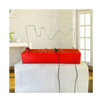 Customized Electric Table Top Small Steady Hand Reaction Challenge Zapper Game Buzz Wire Shock