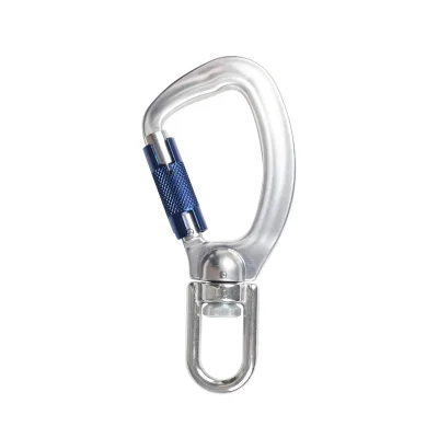 NTR Outdoor Small Carabiner Aluminum Alloy Universal Rotating for Climbing and Fall Protection