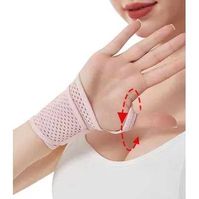 Wholesale Free Sample Gym Basketball Badminton Knitting Brace Wrist Support