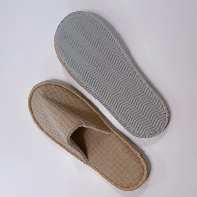 Low Price Velvet Hotel Slipper Soft Personalized Spa slippers Disposable