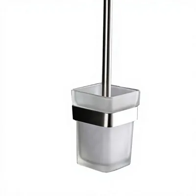 Modern 304 Stainless Steel Toilet Brush Holder Toilet Cleaning Brush Bathroom Brush Holder