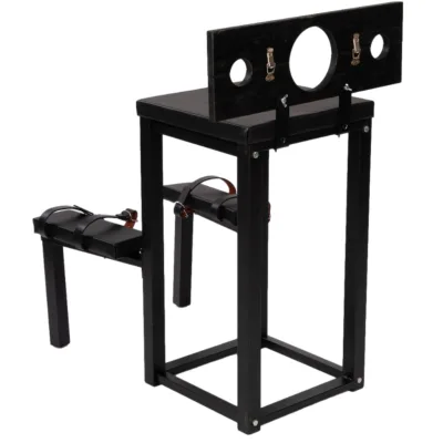 Adjustable Furniture for Bondage Chair Handcuffs Shackles Punishment Kneeling Chair Body Restraints for Sex Play