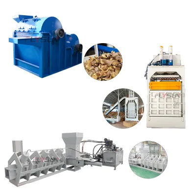 Coconut Husk Fiber Separator Coconut Coir Briquetting Molding Equipment for Seedling Substrate