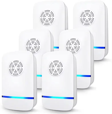 1 2 4 6 Pack Ultrasonic Pest Mouse Office Home Pest Repeller Insect Mosquito Mice Mosquito Ultrasonic Electronics Pest Control