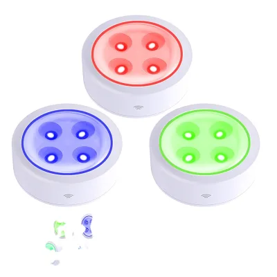 13-Color LED Ice Ball Light Battery-Powered Dimmable Modern Minimalist Cabinet Light Wireless Under-Counter Light Timing Light