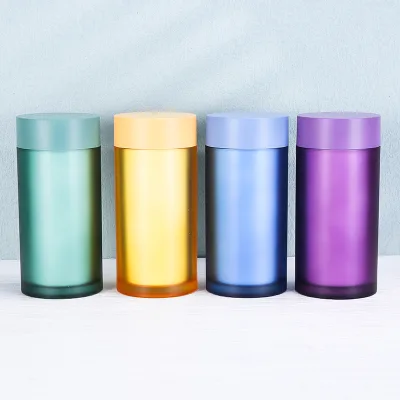150ML Purple PS Customizable Water Bottle Plastic Sport Bottle Plastic Empty Tequila Plastic Bottles