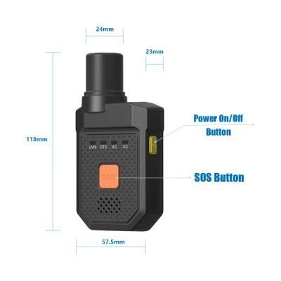 Cost-effective, personnel positioning with Beidou portable positioning terminal, featuring a positioning accuracy of 2-3 meters