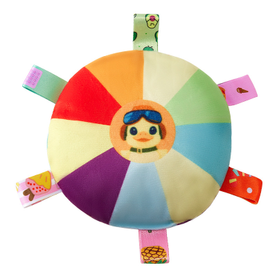 Interactive Eco-Friendly Plush Dog for with Teeth Cleaning and Cartoon Design