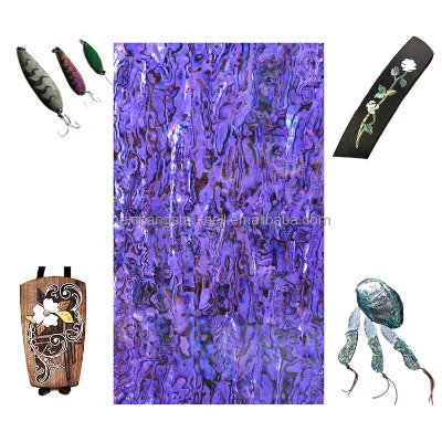 DB056 Crushed Abalone Shell Sliced Paua Shell Studs Shells Sheets