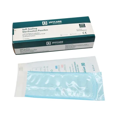 Custom Size 6''x10'' 2.75''x10'' 3.5''x10'' PET/CPP Medical Film Self-Sealing Sterilization Pouch with EOS Disinfecting Type