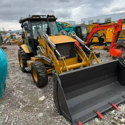 Used Cat 420F Backhoe Loader Good Working Condition With Auxiliary Hydraulic Line