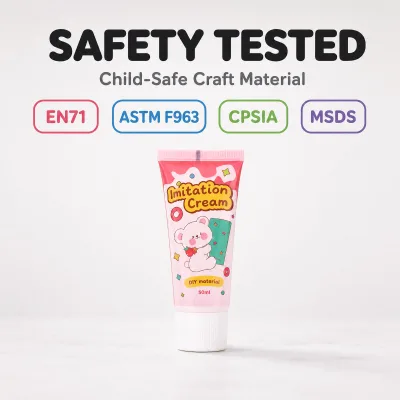Wholesale 50g Tube Cream Glue Puff Paint Kit for Phone Case Hair Clip Mirror Keychain DIY