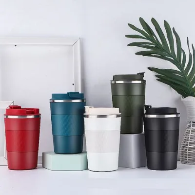 12oz 16oz fashion Insulated Coffee Travel Mug | Stainless Steel Coffee Cup with Leak-Proof Lid