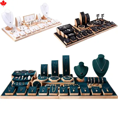 Laire Factory-Wholesale Jewelry Counter Display Props Base Trays Necklace Ring Display Plates Stud Earring Hoop Trays Jewelry