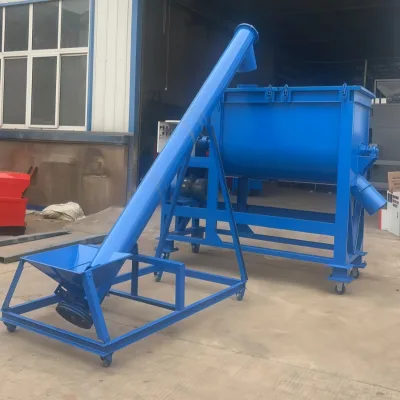 Dry Mortar Industrial Mixer Best Wall Putty Manufacturing Machine Horizontal Ribbon Epoxy Putty Mixture Machine