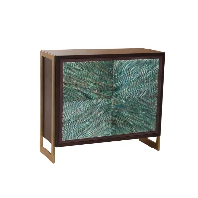Foshan Unique Console Tables Stainless Steel Wooden Artist Painting Console Table