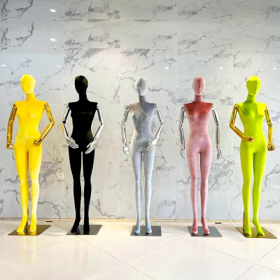 Boutique Mannequin Torso Wholebody Mannequin Stand Base Clothing Display Multi-color Abstract Mannequin Full Body