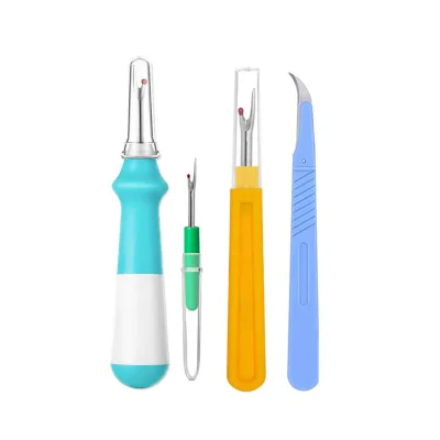 4Pcs/set Fashion Sewing Seam Ripper Thread Seam Remover Stitch Unpicker Thread Cutter Scissor for Sewing Needlework Quilting