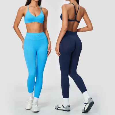 High Cut Seamless Leggings Flattering Fit Yoga & Everyday Wear Seamless Pastel Yoga Set Soft Color Activewear for Women