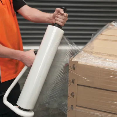 Biodegradable Compostable PBAT PLA Stretch Plastic Pallet Wrapping Film Roll Eco-Friendly Packaging for PBAT Product