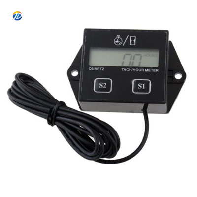 DOTO LCD Digital Speedometer Tachometer Hour Meter Tach Hour Meter Gauge Motorcycle Racing ATV Rpm Meter Digital Tachometer