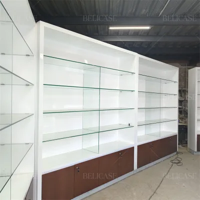 OEM and ODM Custom Style Retail Shop Perfume Store Wood Display Shelves for Wholesale Perfume Shop