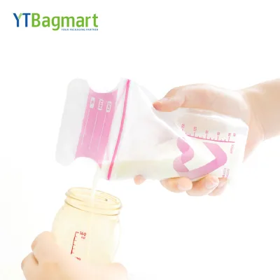 Breastmilk Storage Bags With Double Zipper Price Food Grade Pre-sterilized BPA Free Breast Milk Storage Bag for Immediate Use