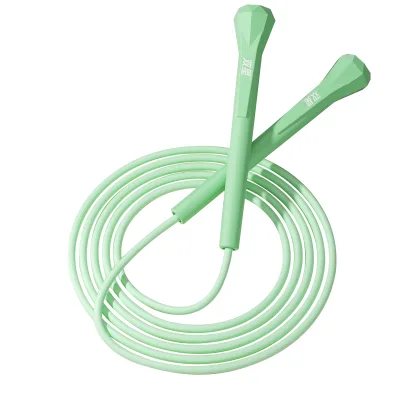 Custom Logo Plastic Handles Skipping Rope Lightweight Speed Pvc Skipping Jumping Ropes for Fitness Training Workout