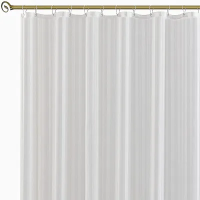Shower Curtain Waterproof Mildew Proof Bath Curtains Thick Polyester Cloth Bathtub Partition Curtain With Hooks Bathroom Decor