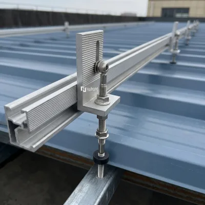 Long-lasting Stable Reliable Anodized Surface Treatment L Feet Hanger Bolt Solar Roof Mounting System | HH Supplier