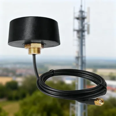 Premium Waterproof IP66 Dual Band 2.4G 5.8GHz SMA WiFi Antenna for Outdoor Router and Security Camera
